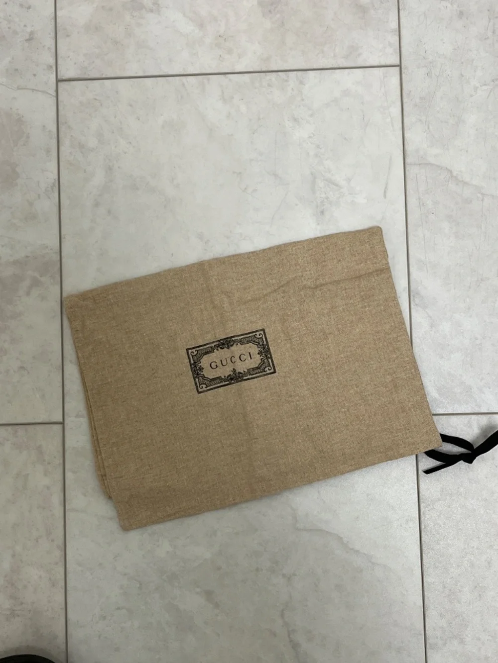 Gucci Dust Bag — Drawstring Fabric Protector